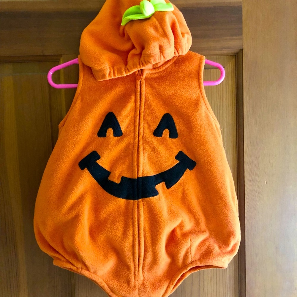 Pumpkin Costume 12 Months